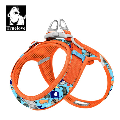 Truelove Floral Mesh Harness for Dogs and Cats - Smarsty