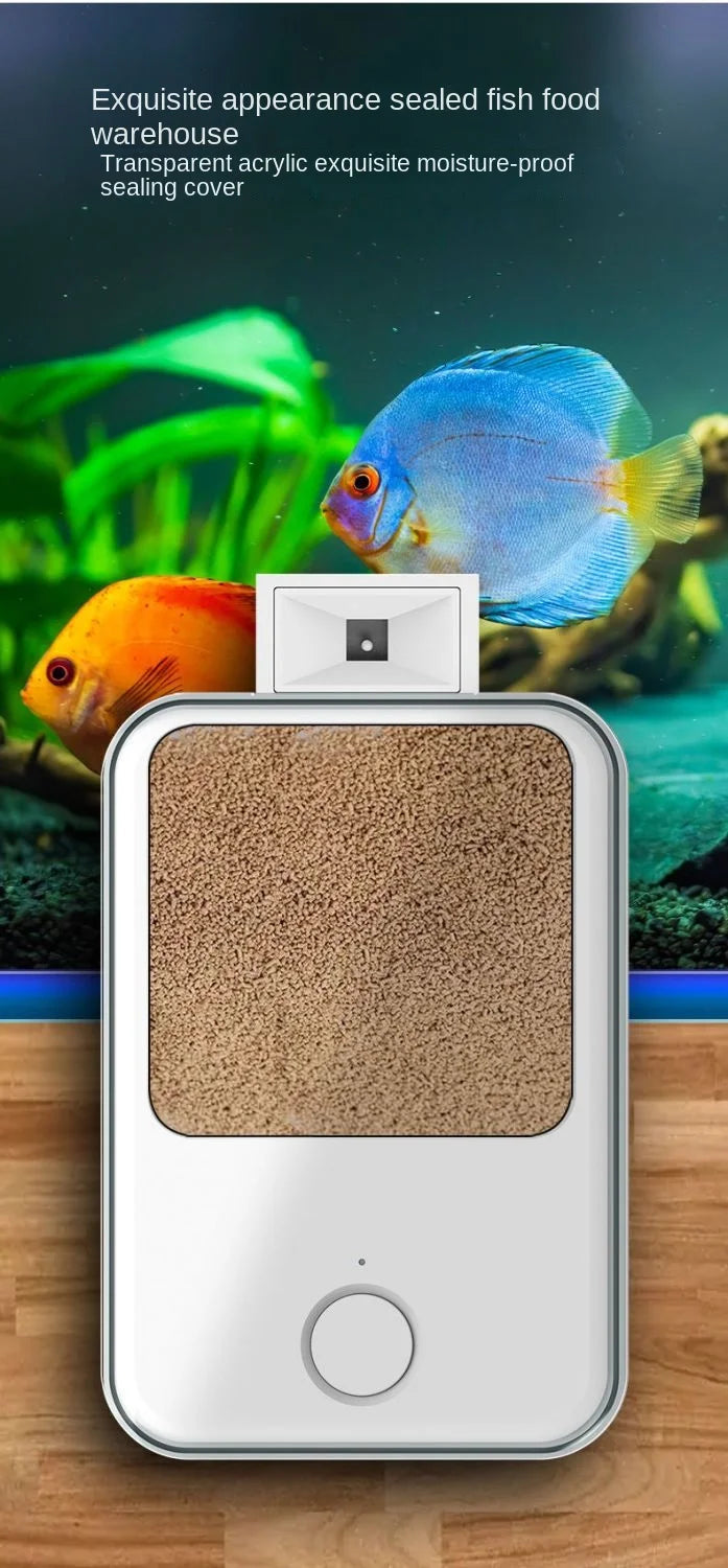 Smart Wifi Aquarium Fish Feeder with Voice Control - Smarsty