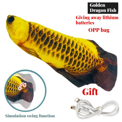 Electric Cat Toy Dancing Fish Interactive Plaything - Smarsty