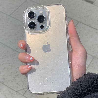 Clear Glitter Silicone Phone Case For iPhone Shockproof - Smarsty