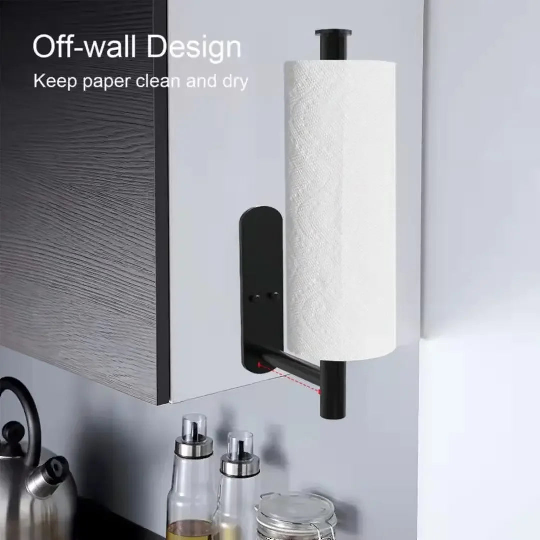Durable Stainless Steel Paper Towel Rack for Kitchen - Smarsty