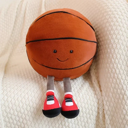cm football doll, basketball plush toy, creative football doll, pillow, pet ball, dog and cat interactive toy - Smarsty