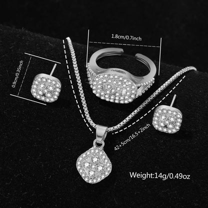 Luxury Silver Women's Quartz Watch Set for Her - Smarsty