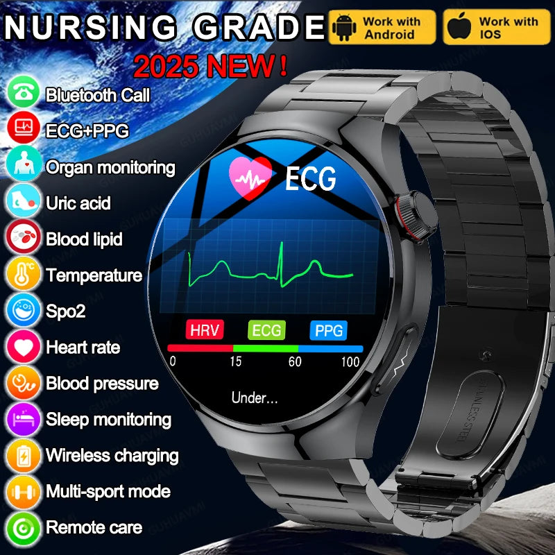2025 Smart Health Watch with Blood Oxygen and ECG - Smarsty