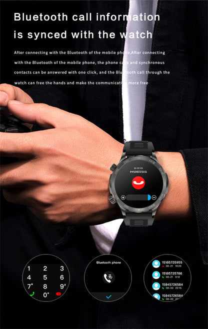 Bluetooth Call Smart Watch For Men With GPS Waterproof - Smarsty