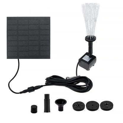 Solar Fountain Pump with Six Nozzles for Garden Decor - Smarsty