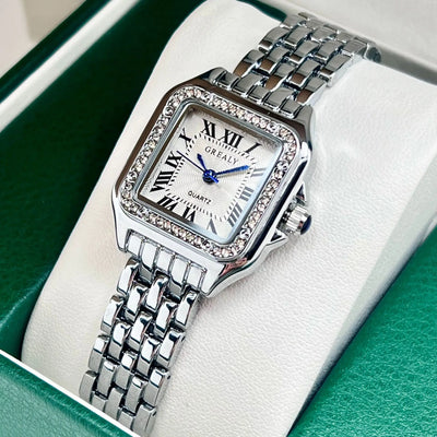 Light Luxury Gold Stainless Steel Women's Quartz Watch - Smarsty
