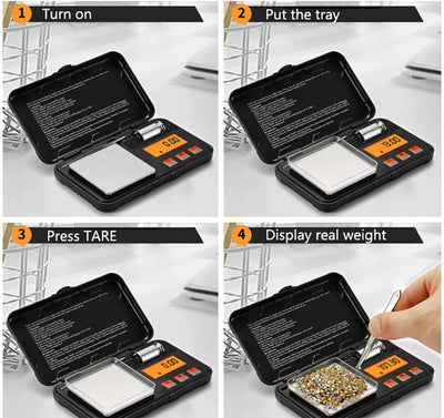 Precision Pocket Scale 0.001g for Jewelry Weighing - Smarsty