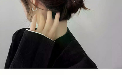 Large Metal Claw Clips For Women Strong Hold Silver - Smarsty