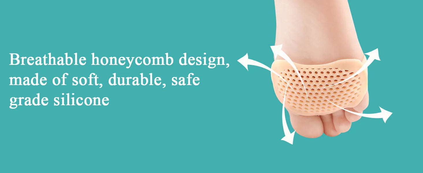 Soft Gel Metatarsal Pads for Pain Relief - Smarsty