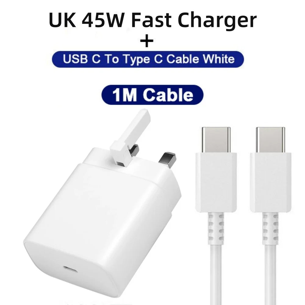 45W USB C PD Charger Fast Charging For Smartphones Portable - Smarsty