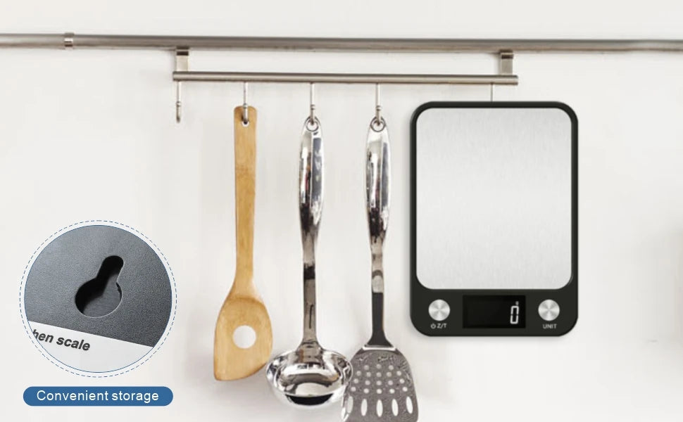 Digital Kitchen Scale 15Kg High Capacity Stainless Steel - Smarsty