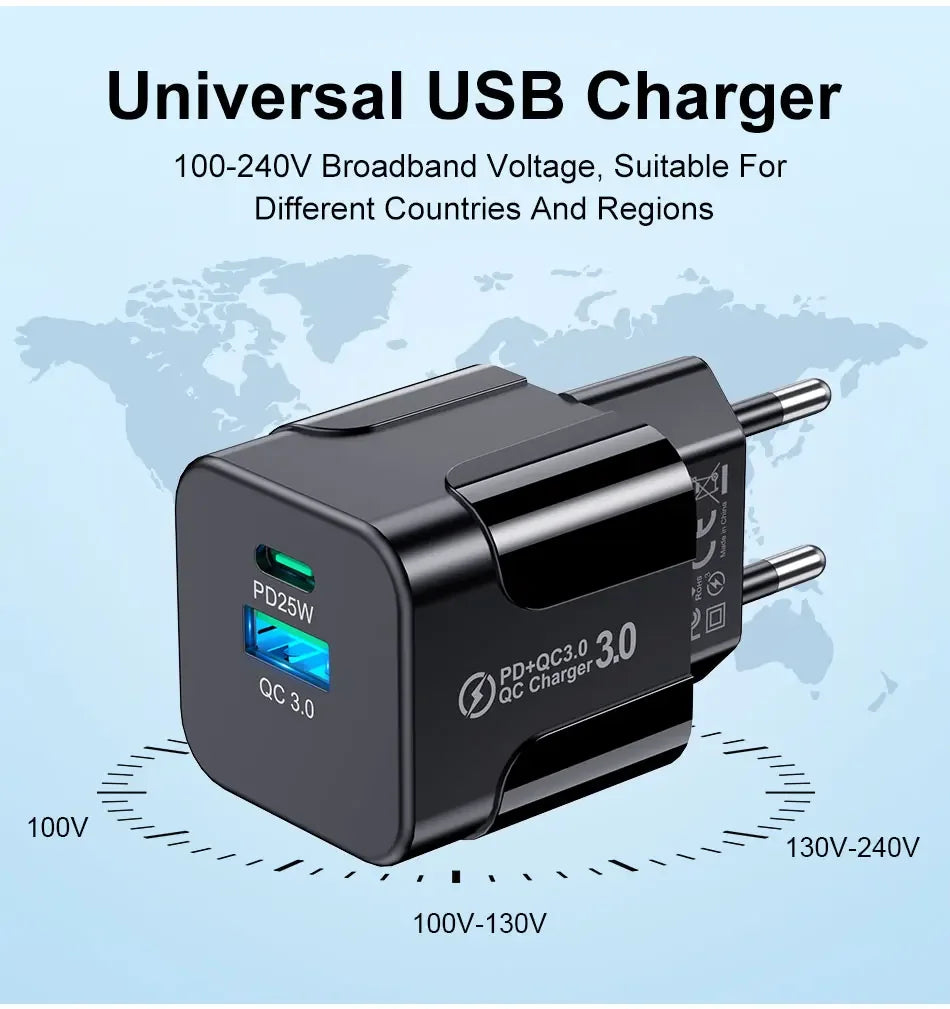 25W USB C HighEfficiency FastCharger iPhone 15 Pro Max - Smarsty