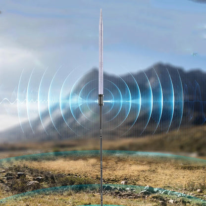 1PCS Short Wave Antenna Ground Anchor Aluminum Alloy GP Antenna Ground Anchor Ground Spike for Pac-12 Ma-12 Shortwave Antenna