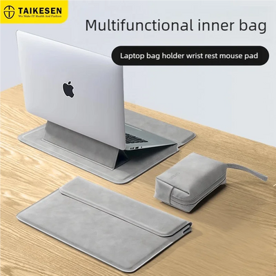PU Laptop Sleeve 13 To 15 Inch No Zipper CaseGuard - Smarsty