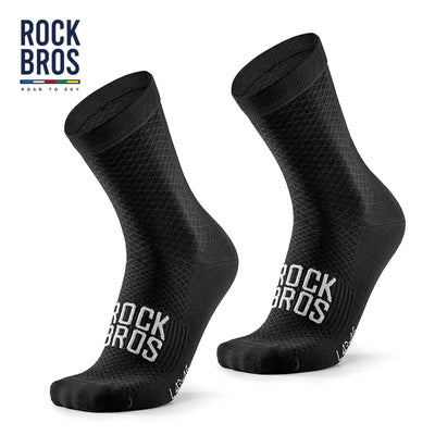 ROCKBROS Cycling Socks Soothing Sport Socks Shock Absorbing Bike Socks Breathable Fabric High Elastic Outdoor Socks A pair - Smarsty