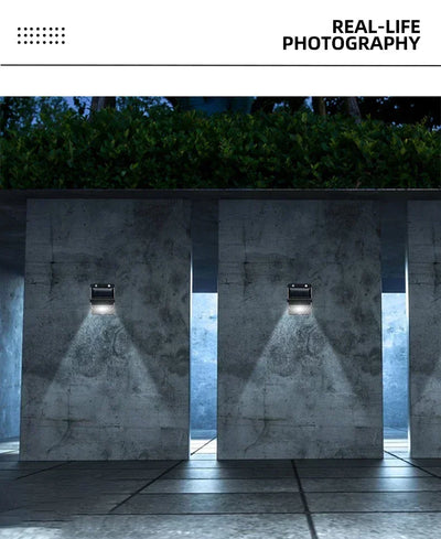 Solar Powered LED Motion Sensor Outdoor Wall Light - Smarsty