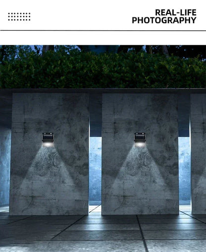 Solar Powered LED Motion Sensor Outdoor Wall Light - Smarsty