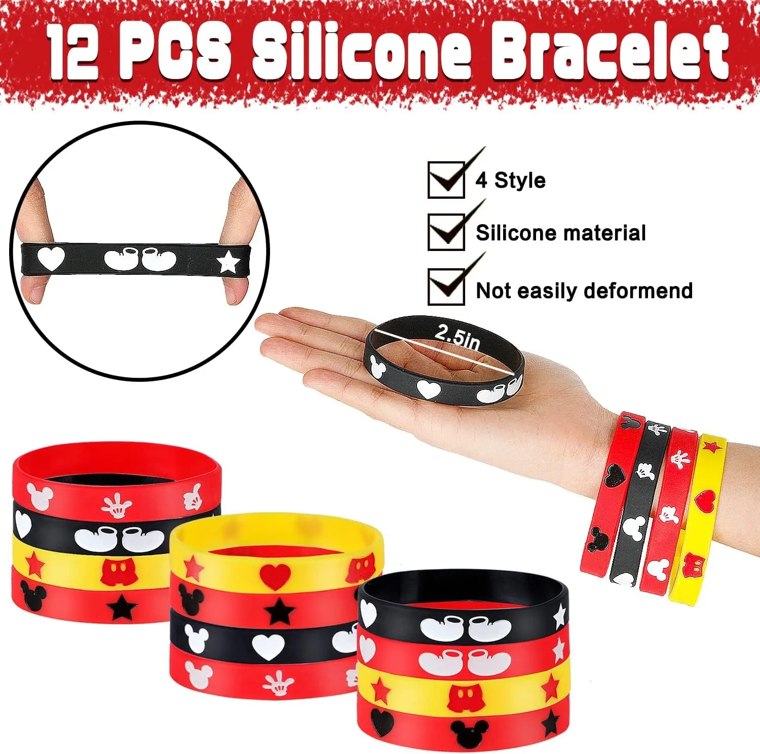Disney Mickey Mouse Party Supplies Set for Kids Birthdays - Smarsty