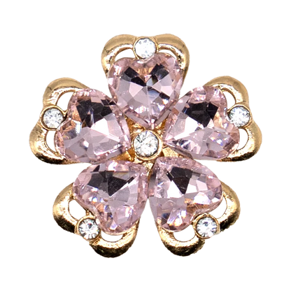 1pcs Metal Shoe Charms for Women Girls Flower Tulip Heart Butterfly Daisy Luxury Pearl Shoe Decorations Pins Sandal Accessories