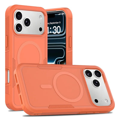 Shockproof Magnetic Phone Case For iPhone 17 Pro Max Air 17e 16e 15 14 Plus 13 12 Rugged For MagSafe Wireless Charging Cover