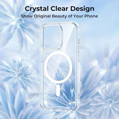 Magnetic Clear Iphone Case MagSafe Transparent Cover - Smarsty