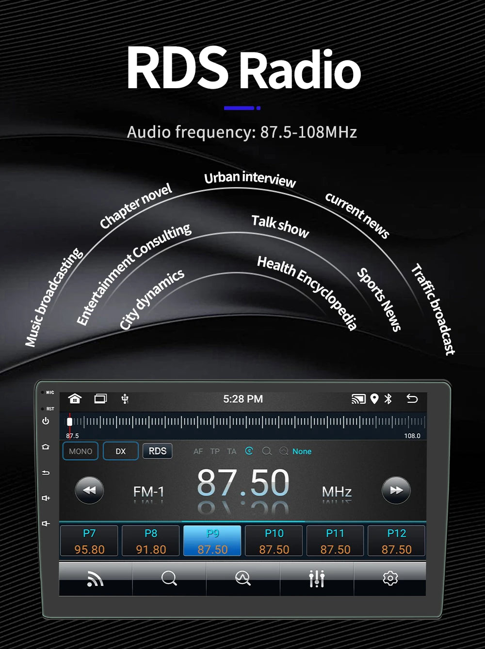 Android Auto Car Stereo 7 9 10Inch IPS Display GPS - Smarsty