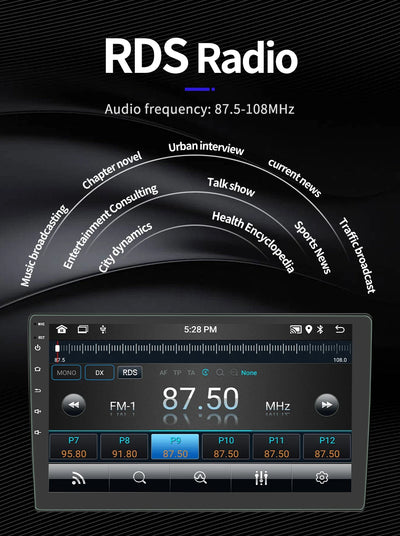 Android Auto Car Stereo 7 9 10Inch IPS Display GPS - Smarsty