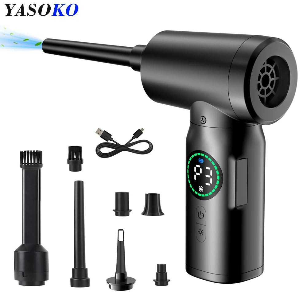 Cordless Air Duster Vacuum Cleaner Portable 7500mAh
