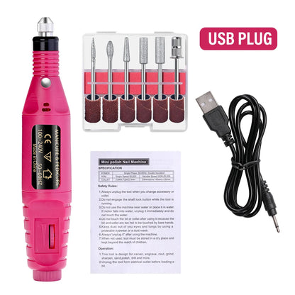 YIKOOLIN Electric Nail Drill Machine Kit for Perfect Manicures - Smarsty