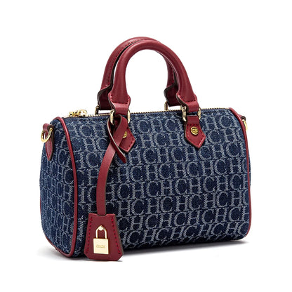 Women Shoulder Bag 2025 Cowboy Splicing Pillow Handbag - Smarsty
