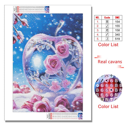 Momoart DIY Diamond Painting Rose Flower Wall Art - Smarsty