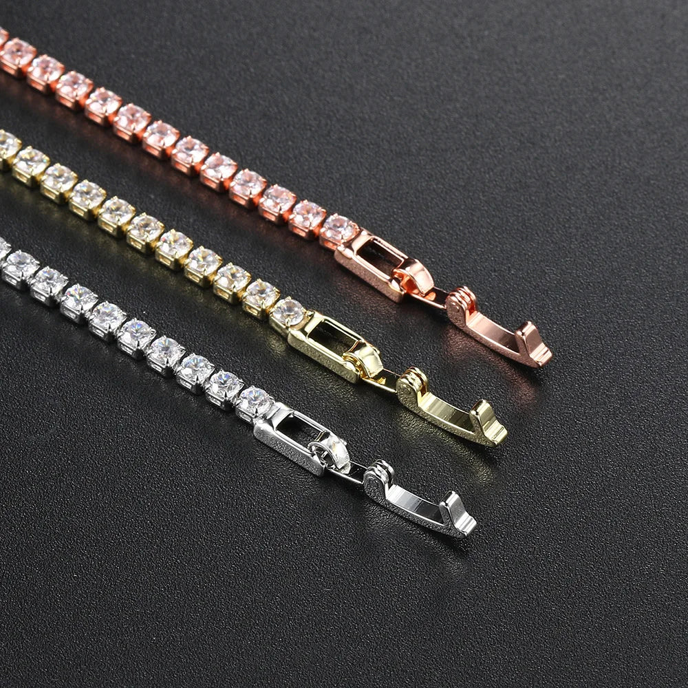 Zirconia Tennis Bracelet for Women Elegant Wedding Jewelry - Smarsty