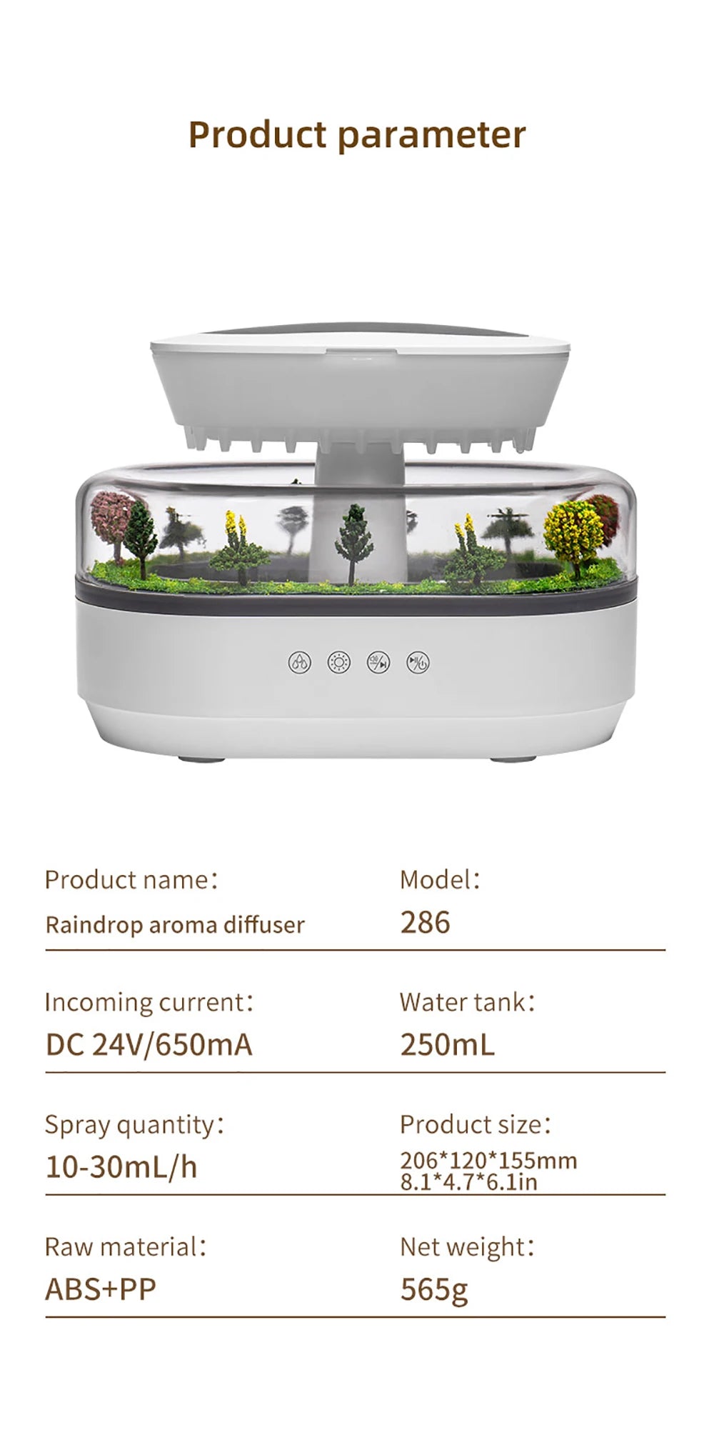 Colorful Ultrasonic Aroma Humidifier With Essential Oil Diffuser - Smarsty