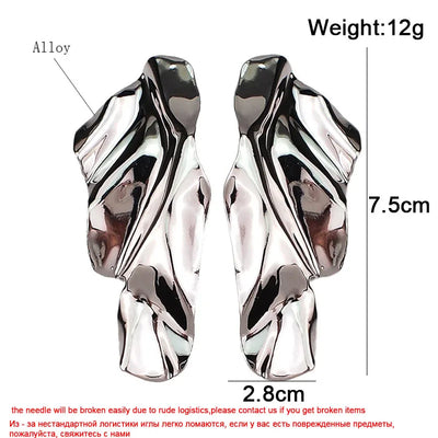 Statement Long Dangle Earrings for Women Big Twisted Style - Smarsty