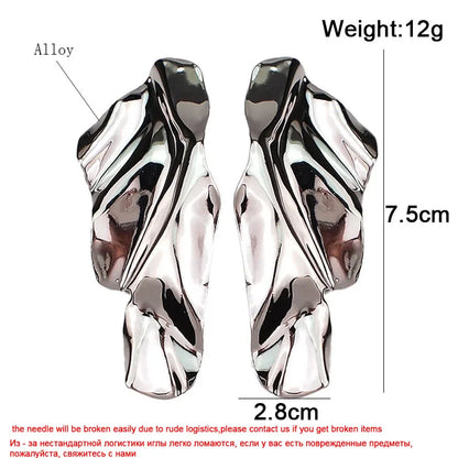 Statement Long Dangle Earrings for Women Big Twisted Style - Smarsty