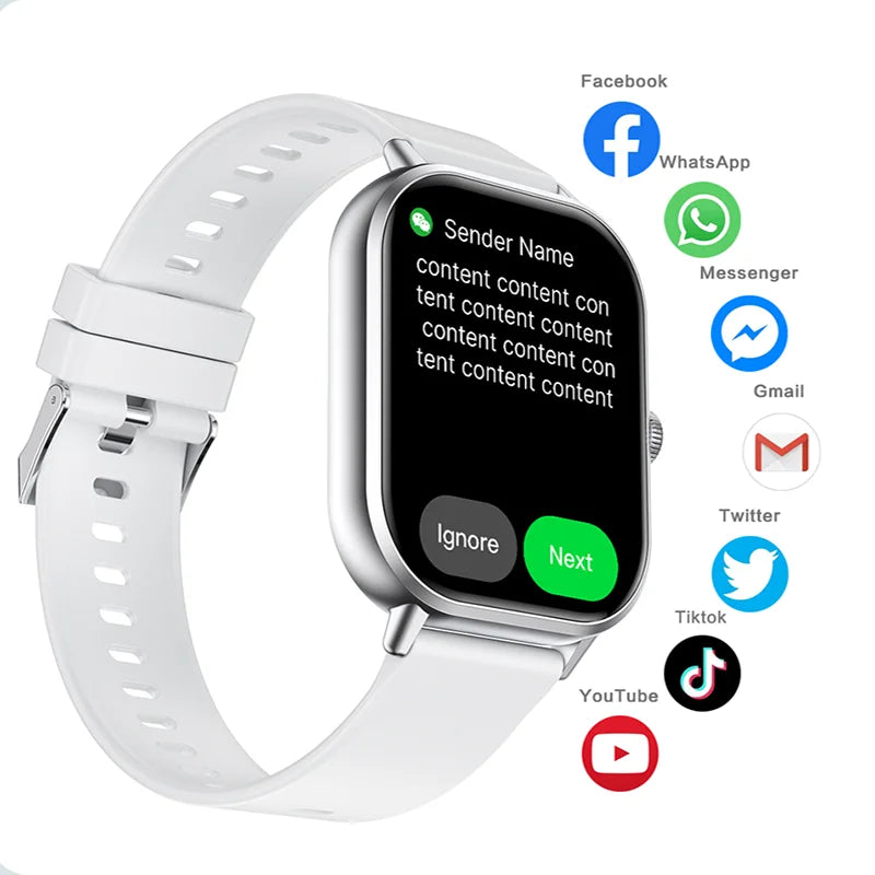 Smartwatch with Bluetooth Call and Music Playback - Smarsty