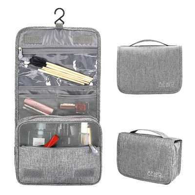 Oxford Fabric Men Business Portable Storage Bag Toiletries Organizer Women Cosmetic Bag Waterproof Hanging Travel Wash Pouch - Smarsty