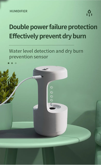 Anti-Gravity Humidifier for Bedroom Air Purification - Smarsty