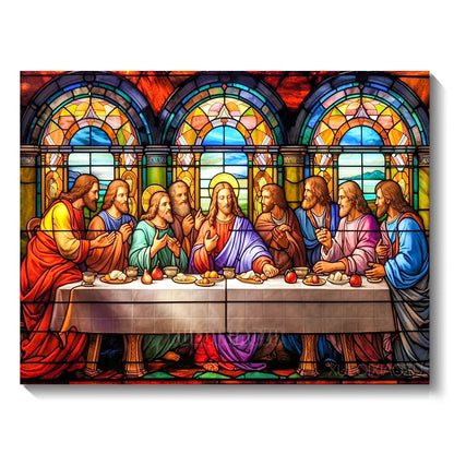 5D DIY Diamond Painting Jesus Last Supper Art Set - Smarsty