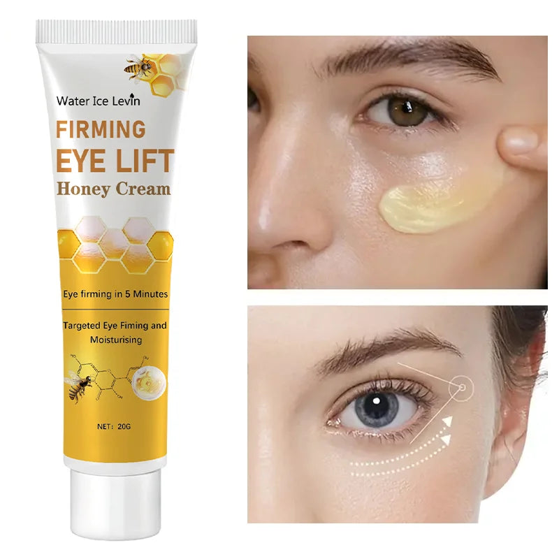 Honey Eye Cream lightens dark circles, firming skin Instant Eye Repair Essence Eye Beauty treatment - Smarsty