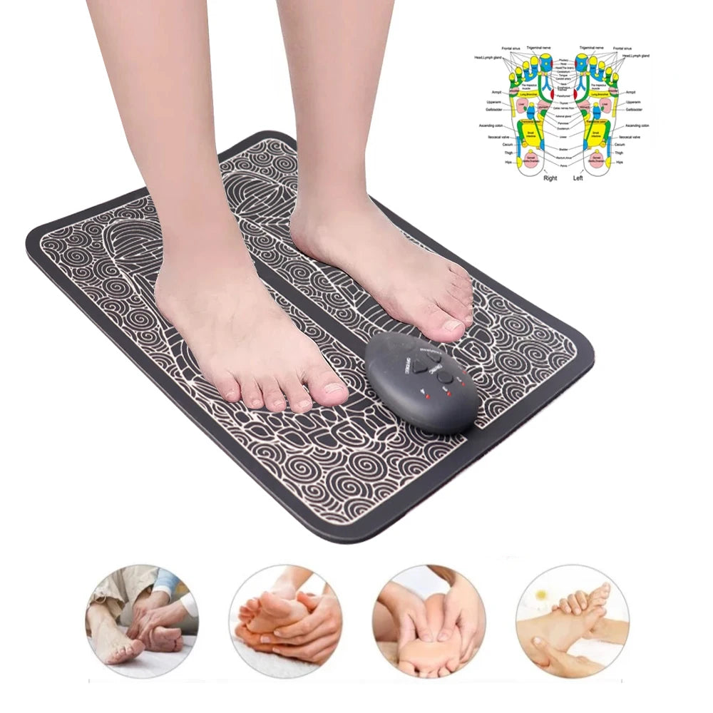 Electric Foot Massager Pad for Sore Feet Relief - Smarsty