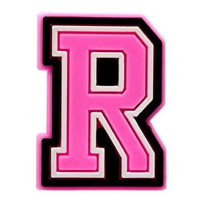 Pink Letter Shoe Charms for Crocs Accessories Women Clogs Pins Men Badge Kids Jeans Girls Decorations Buckle Shoes Accessories - Smarsty