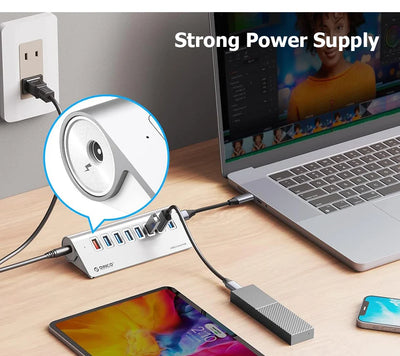 High Performance USB Docking Station With 10Gbps Hub - Smarsty
