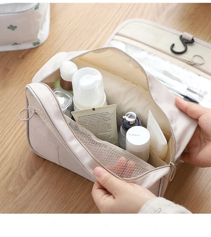 Waterproof Travel Makeup Bag Organizer For Women With Hook - Smarsty