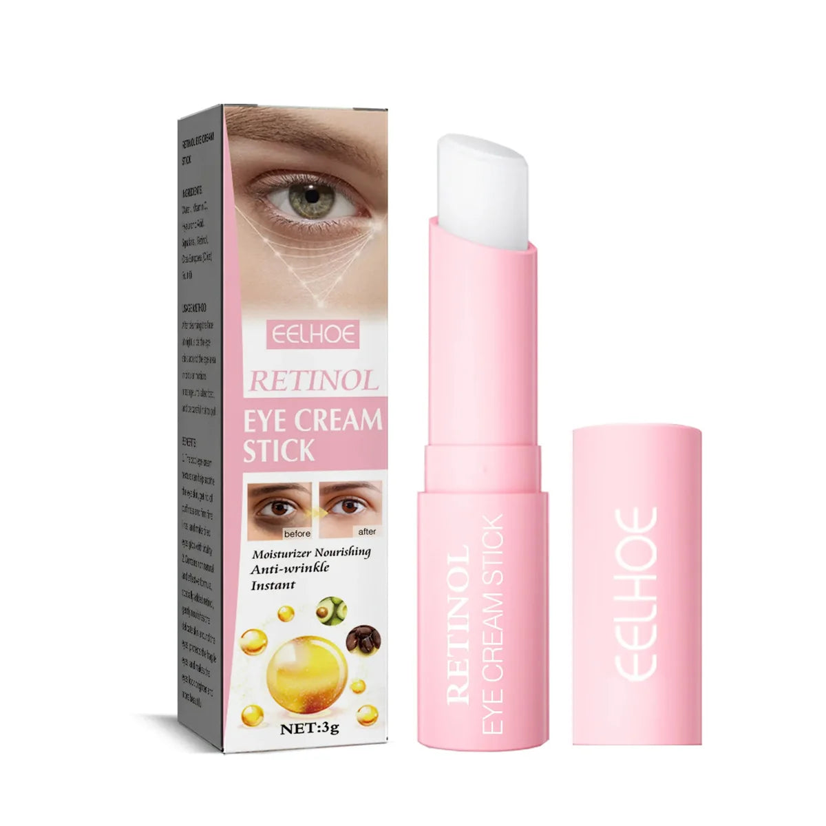 Retinol Eye Cream for Dark Circles and Puffiness - Smarsty