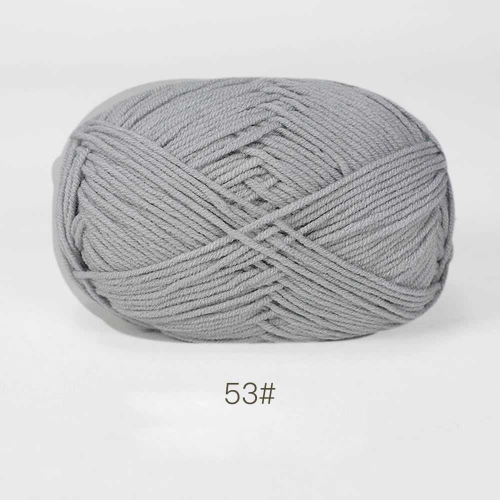 Soft Milk Cotton Yarn for Hand Knitting Projects - Smarsty