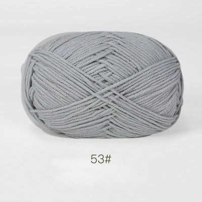 Soft Milk Cotton Yarn for Hand Knitting Projects - Smarsty