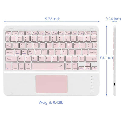 Bluetooth Keyboard 10 Inch For iPad Rechargeable Universal - Smarsty