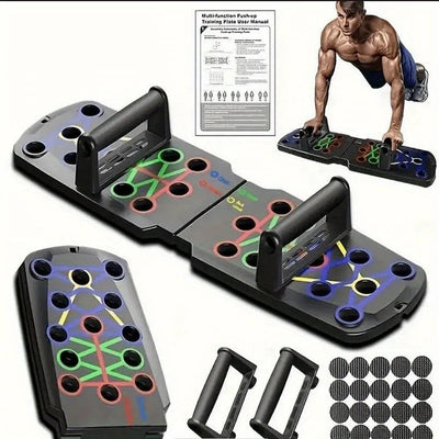 Solid Push Up Board Home Workout Equipment Multi-Functional Pushup Stands System Fitness Floor Chest Muscle Exercise Professiona - Smarsty